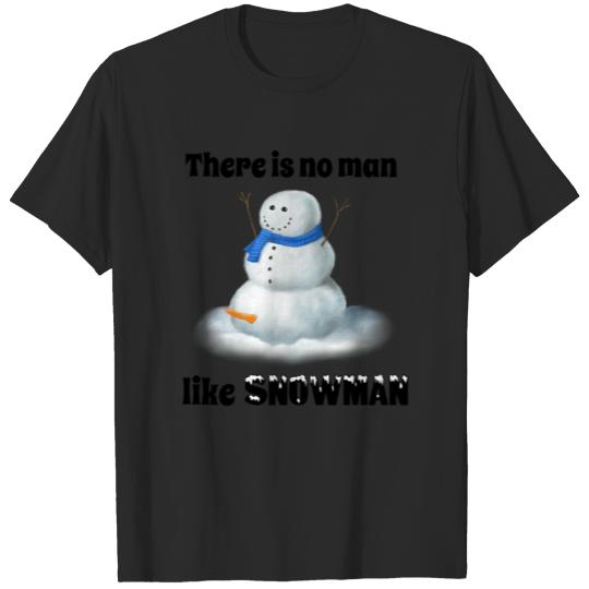 Discover There is no man like snowman pervers T-shirt