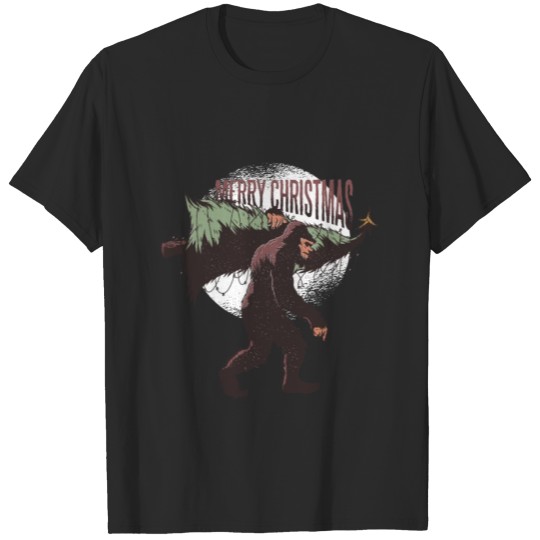 Discover Bigfoot Christmas Tshirt T-shirt