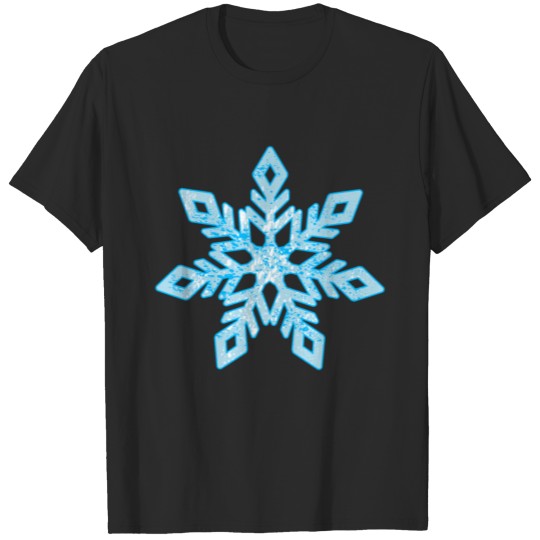 Discover Ice Snowflake T-Shirt Winter Christmas Snow Flake T-shirt