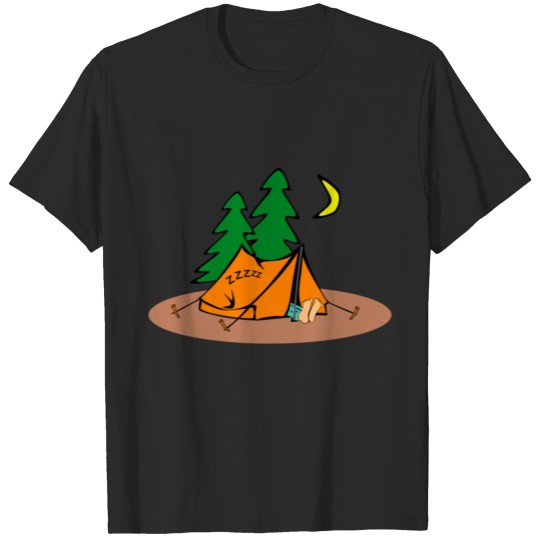 Discover Camping - Tent T-Shirt - Funny Camp Shirts T-shirt