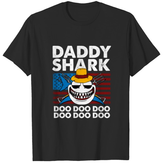 Discover Farmer daddy shark gift T-shirt