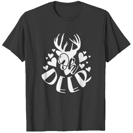 Discover Oh deer white T-shirt