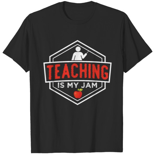 Teacher School Education Apple Teaching Cute Gift T-shirt