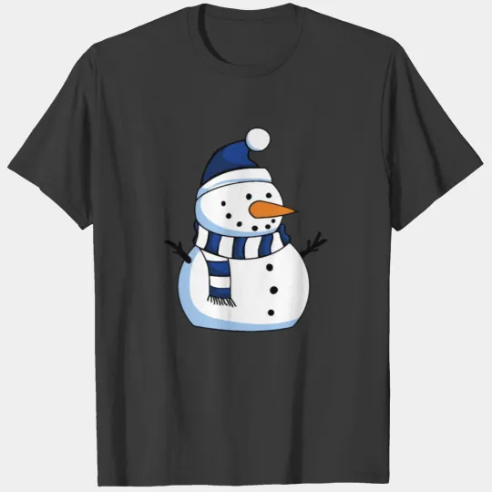 Snowman Illustration funny tshirt T-shirt