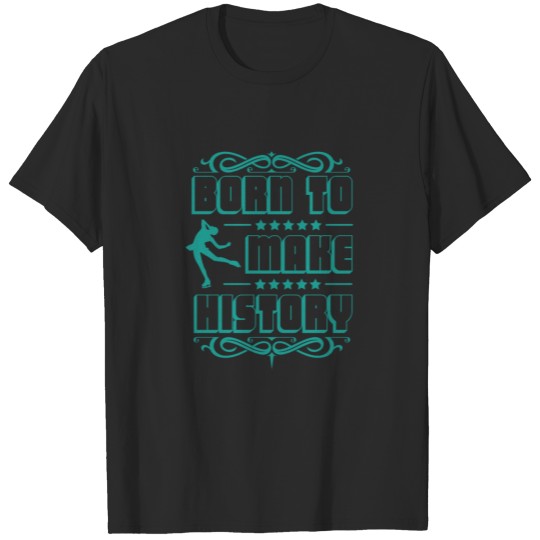 Discover Ice Skating Ice Dancing Winter Sports Gift T-shirt