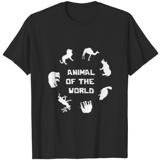 Discover Animals of the world T-shirt
