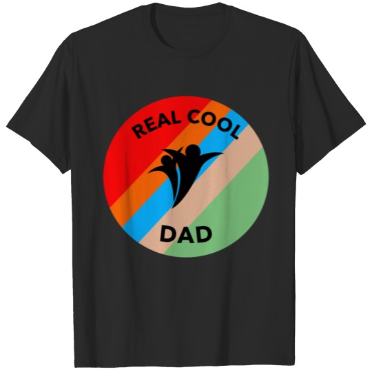 Discover Retro real cool dad T-shirt