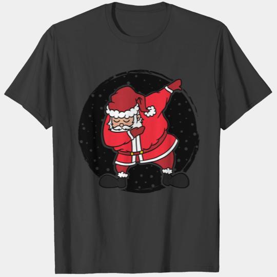 Cool Dab Dabbing Santa Claus Christmas Xmas T-shirt