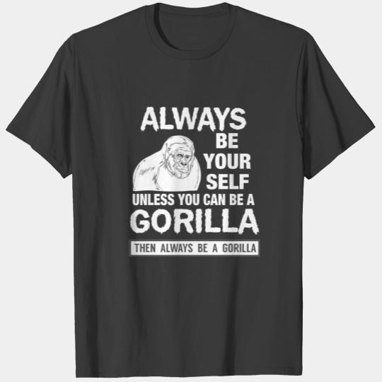 Gorilla Monkey King Kong Forest gift T-shirt
