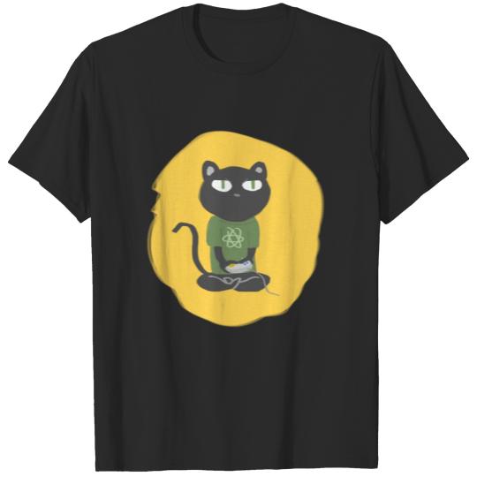 Discover Nerd Cat T-shirt