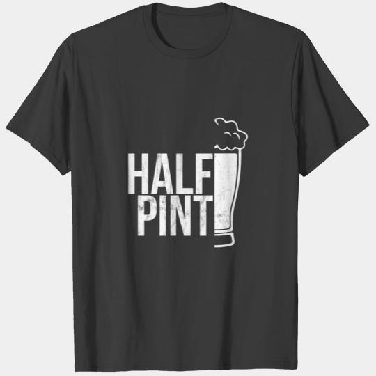 Half Pint Beer Glass Funny Matching Daddy Me Set T-shirt