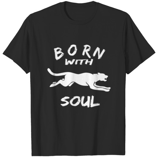 Discover BORN WITH panther SOUL T-shirt