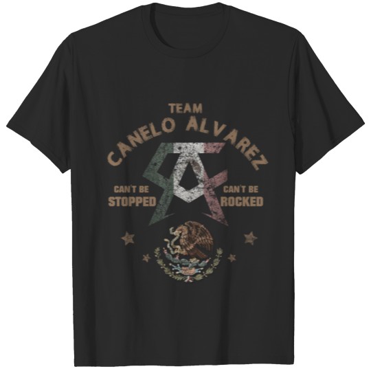 Discover Canelo TEAM Alvarez Golden Boy T-SHIT for men T-shirt