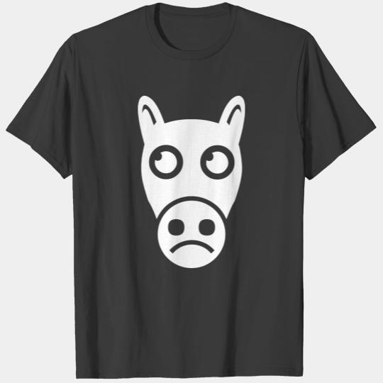 Sad Horse Illustration T-shirt