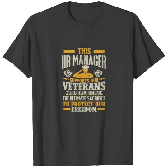 Discover HR Manager Vetran Protect Supports T-shirt