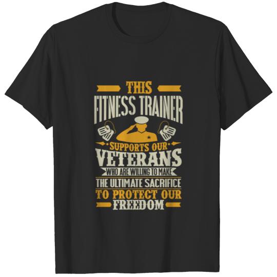 Discover Fitness Trainer Vetran Protect Supports T-shirt