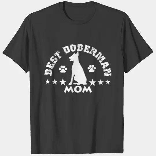 Doberman Mom Dad Dog Pinscher Gift Idea T-shirt