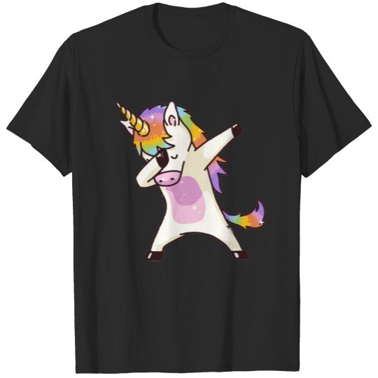 Discover Funny Dabbing Unicorn T-shirt