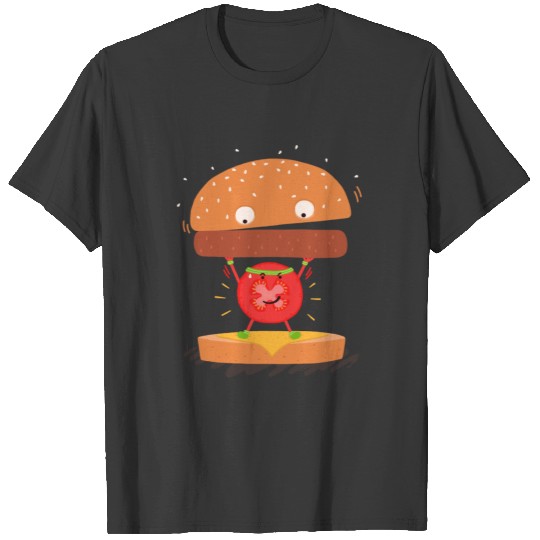 tomato exercise T-shirt