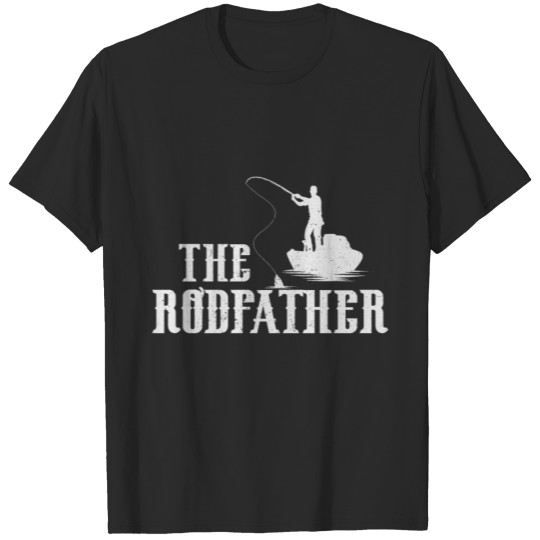 Discover Fishing The Rodfather T-shirt