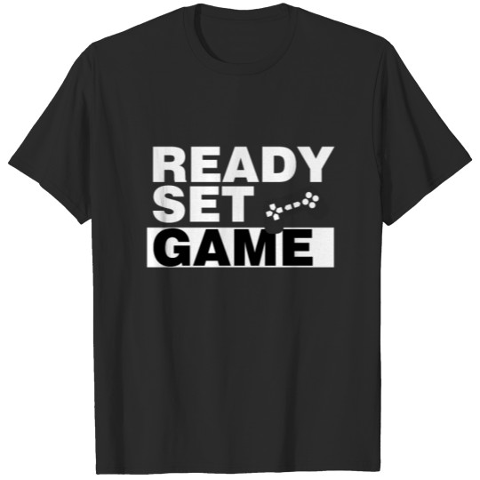 Discover Ready Set Game Controller Gaming T-shirt
