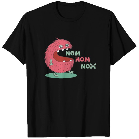 nom nom nom cookie monster - eating crumb T-shirt