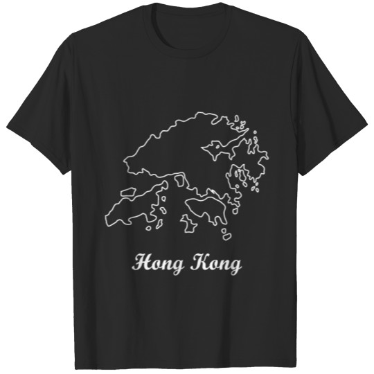 Discover Hong Kong map T-shirt