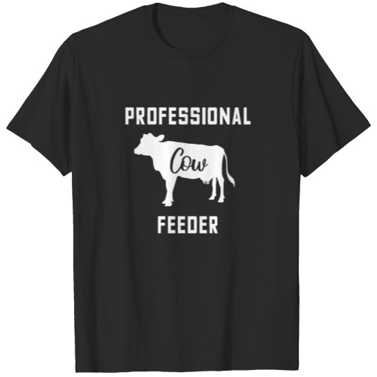 Discover Professional Cow Feeder Livestock Farming Gift T-shirt
