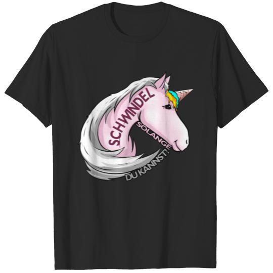 Horse Unicorn Ice Cream Cone Colorful Rainbow Colo T-shirt