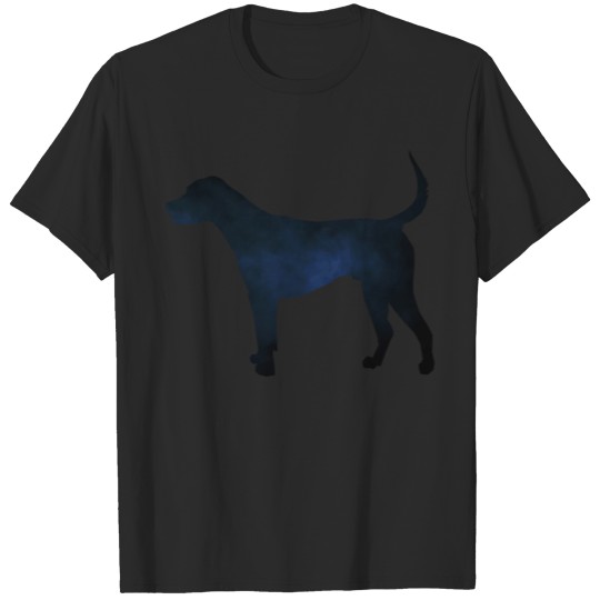 Discover Dog streetart; blue black T-shirt