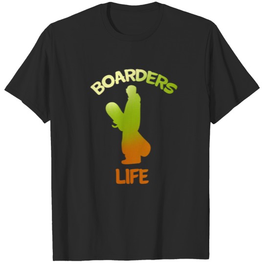 Discover Snowboarder snowboarding Boarders Life T-shirt