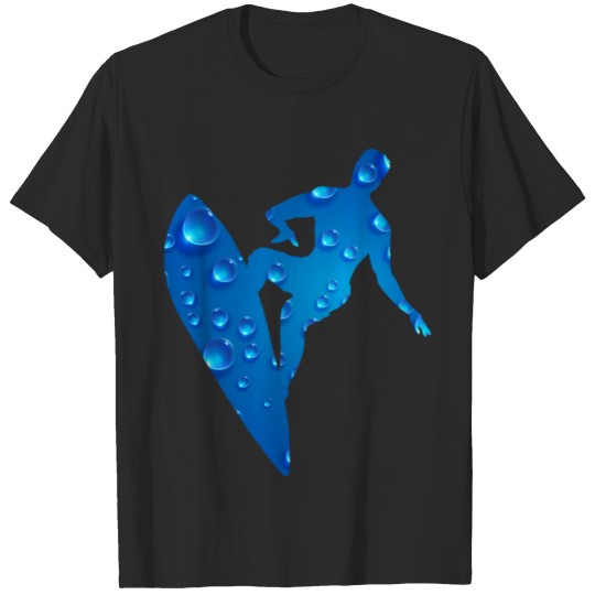 Discover Surfing Nation - Ocean Cross - Surfer Gift T-shirt