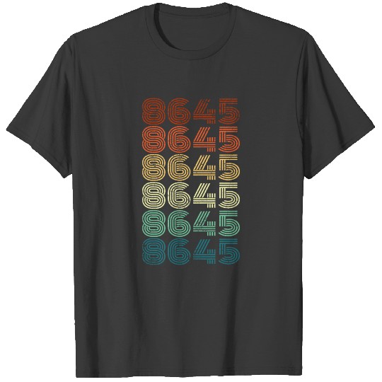 8645 Anti Trump 86 45 Retro Vintage 80s style T T-shirt