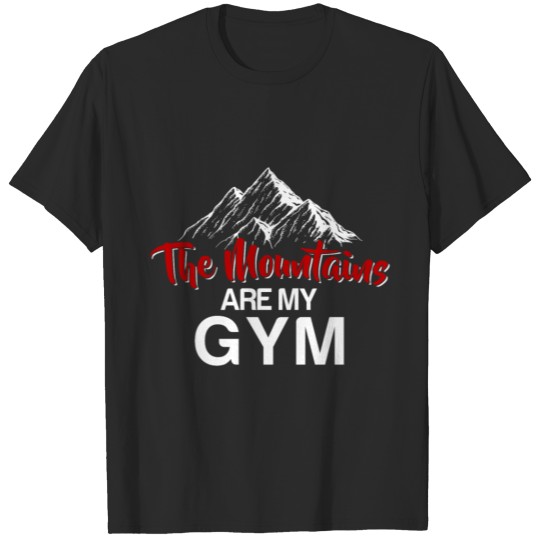 Discover Mountains Shirt - Hiking - Gym T-shirt