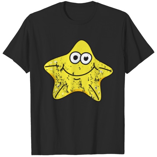 Discover Retro Vintage Grunge Style Starfish T-shirt