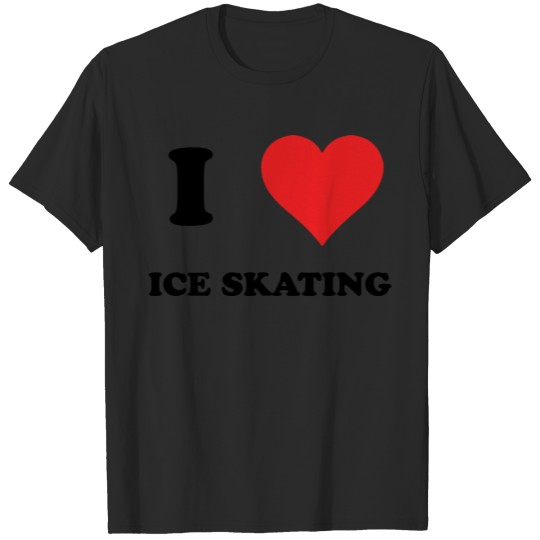 Discover I Love Ice Skating T-shirt