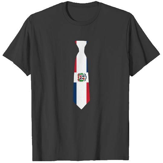 Dominican Republic Patriotic Tie T Shirt T-shirt