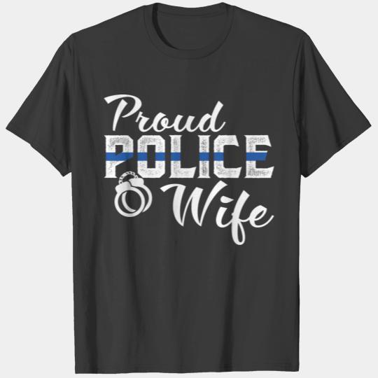 Proud Police Wife Shirts! Thin Blue Line Shop T-shirt