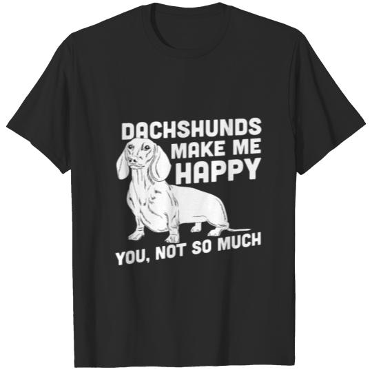 Discover dachshunds happiness animal gift T-shirt