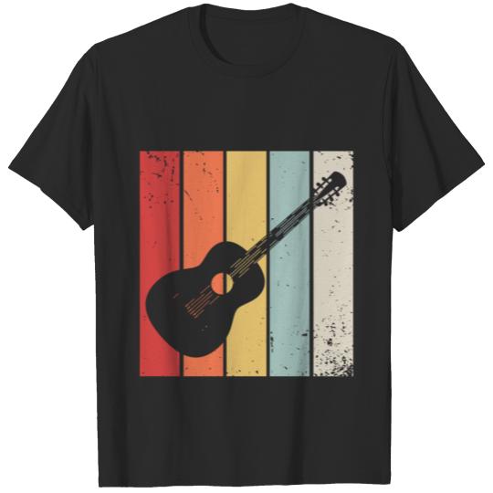 Discover Vintage Acoustic Retro Distressed T-Shirt 70s 80s T-shirt