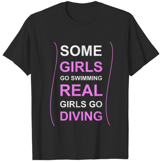 Discover Diving Girl - Diving, Diving Girl, Present T-shirt