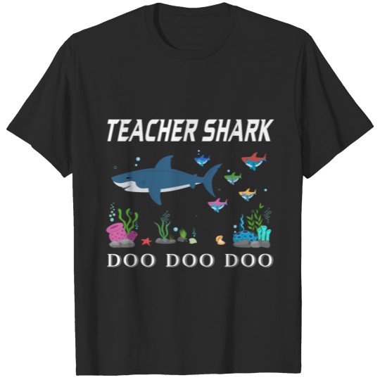 Discover Teacher Shark Doo Doo Doo Shirt T-shirt