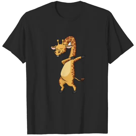 Discover Dabbing giraffe cartoon T-shirt