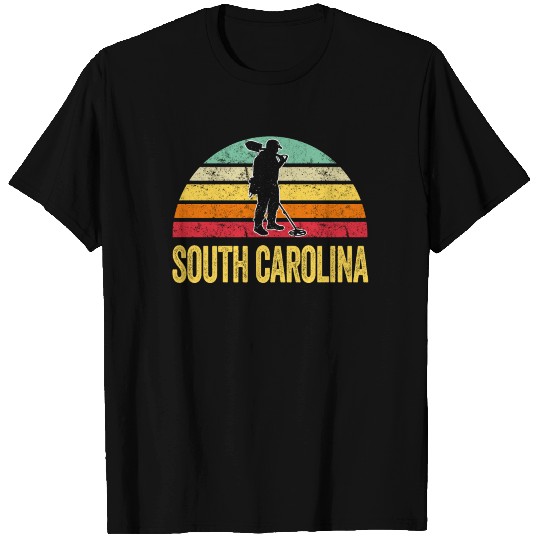 South Carolina Treasure Finding Apparel Metal T-shirt