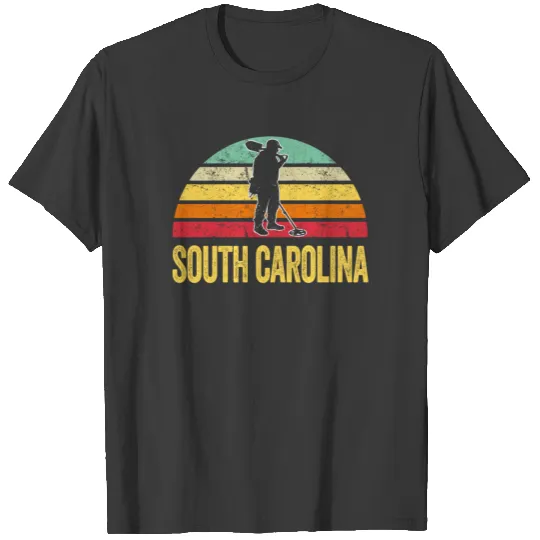 South Carolina Treasure Finding Apparel Metal T-shirt