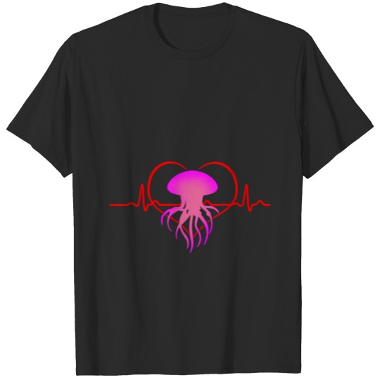 Discover Jellyfish Heartbeat T-shirt