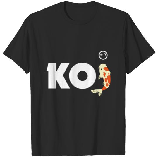 Koi fish gift Japan children friends T-shirt