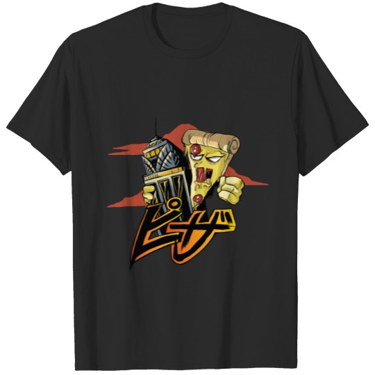 Discover Pizza Kong Funny Shirt Black King Kong Present T-shirt