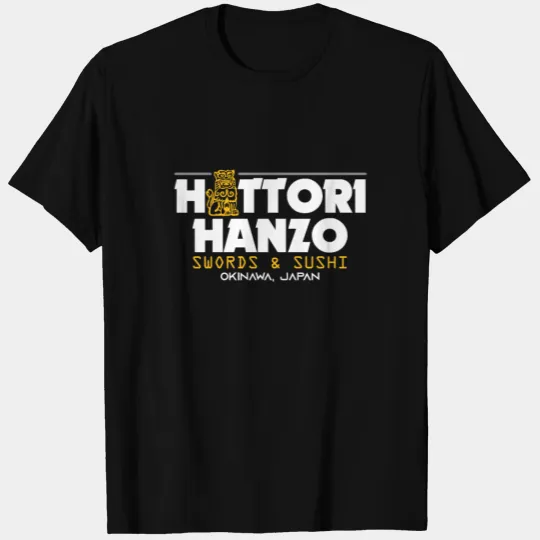 Hattori Hanzo Swords and Japan Sushi Gift T-shirt