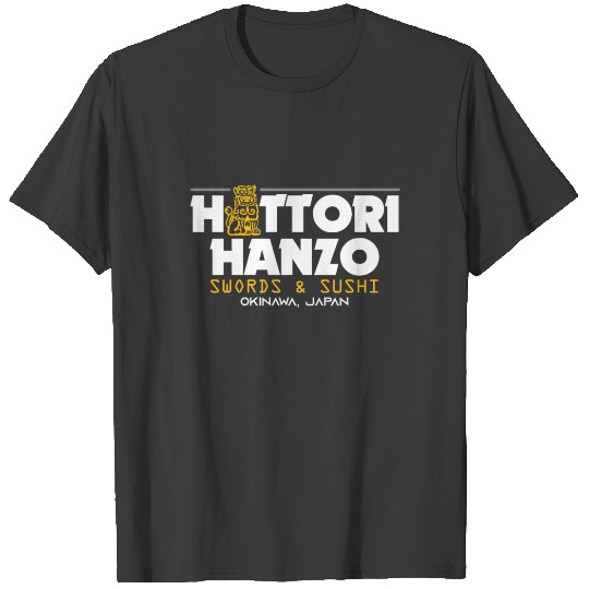 Hattori Hanzo Swords and Japan Sushi Gift T-shirt